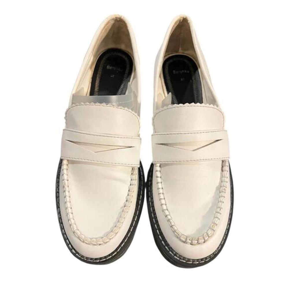 Bershka Selma White Chunky Loafer, size EU 38